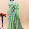 Phenomenal Pista Paithani Silk Saree With Deserving Blouse Piece