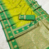 Ratatouille Parrot Soft Banarasi Silk Saree With Enamoring Blouse Piece