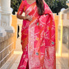 Winsome Magenta Soft Banarasi Silk Saree With Lassitude  Blouse Piece