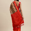 Smart Brown Kalamkari Printed Saree With Adorable Blouse Piece