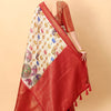 Dissemble Beige Kalamkari Printed Saree With Sempiternal Blouse Piece