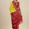 Majesty Yellow Kalamkari Printed Saree With Entrancing Blouse Piece