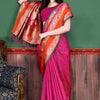 Opulent Dark Pink Soft Banarasi Silk Saree With Jazzy Blouse Piece