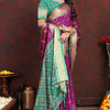 Profuse Purple Soft Banarasi Silk Saree With Proficient Blouse Piece