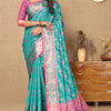 Redolent Friozi Soft Banarasi Silk Saree With Sumptuous Blouse Piece
