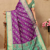 Felicitous Purple Soft Banarasi Silk Saree With Fantabulous Blouse Piece