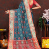 Whimsical Blue Soft Banarasi Silk Saree With Incomparable Blouse Piece