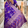 Inimitable Royal Blue Soft Banarasi Silk Saree With Aplomb Blouse Piece