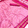 Grandiose Pink Soft Banarasi Silk Saree With Prodigal Blouse Piece