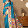 Beleaguer Friozi Paithani Silk Saree With Cynosure Blouse Piece