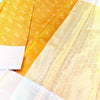 Effervescent Yellow Soft Tissue Silk Saree With Petrichor Blouse Piece