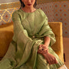 Staring Green Kanjivaram Silk Saree With Dazzling Blouse Piece
