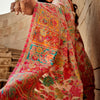 Traditional Dark Beige Pashmina Saree With Dalliance Blouse Piece