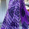 Majestic Royal Purple Digital Printed Satin Silk Saree With Imaginative Blouse Piece