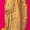 Engrossing Yellow Soft Banarasi Tissue Silk Saree With Scintilla Blouse Piece