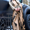 Stunner Dark Beige Digital Printed Satin Silk Saree With Flameboyant Blouse Piece