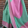 Ravishing Sea Green Soft Banarasi Silk Saree With Dulcet Blouse Piece