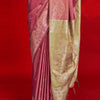Incredible Pink Soft Banarasi Silk Saree With Fragrant Blouse Pieced