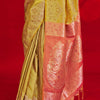 Rhapsody Yellow Soft Banarasi Silk Saree With Ravishing Blouse Piece