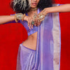 Twirling Lavender Soft Banarasi Silk Saree With Exquisite Blouse Piece