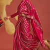Majesty Magenta Soft Banarasi Silk Saree With Delightful Blouse