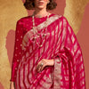 Majesty Magenta Soft Banarasi Silk Saree With Delightful Blouse