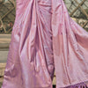 Flattering Lavender Kanjivaram Silk Saree With Adorning Blouse Piece