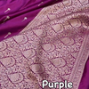 Wine Purple Mashru Silk Saree with Silver Zari Butta & Woven Border