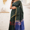 Flattering Green Cotton Silk Saree With Classy Blouse Piece