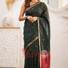 Sophisticated Green Cotton Silk Saree With Prodigal Blouse Piece