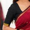 Seraphic Red Cotton Silk Saree With Mellifluous Blouse Piece