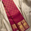 Deserving Dark Pink Soft Silk Saree With Sophisticated Blouse Piece