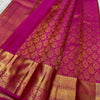 Deserving Dark Pink Soft Silk Saree With Sophisticated Blouse Piece