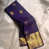Invaluable Navy Blue Soft Silk Saree With Engrossing Blouse Piece