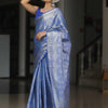 Hypnotic Royal Blue Soft Silk Saree With Exquisite Blouse Piece