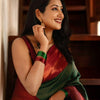 Extraordinary Dark Green Soft Silk Saree With Adorning Blouse Piece