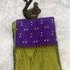 Supernal Purple Printed Dola Silk Saree With Luxuriant Blouse Piece