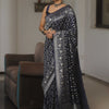 Phenomenal Navy Blue Soft Silk Saree With Demanding Blouse Piece