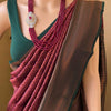 Embellished Maroon Soft Silk Saree With Mellifluous Blouse Piece