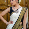 Surpassing Off White Soft Silk Saree With Flameboyant Blouse Piece