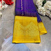 Allure Royal Blue Digital Printed Chiffon Saree With Effulgent Blouse Piece