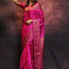 Mesmeric Dark Pink Soft Silk Saree With Fairytale Blouse Piece