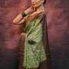 Precious Pista Soft Silk Saree With Smart Blouse Piece