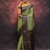 Precious Pista Soft Silk Saree With Smart Blouse Piece