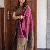 Flattering Purple Soft Silk Saree With Deserving Blouse Piece