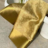 Engaging Golden Soft Tissue Silk Saree With Prodigal Blouse Piece
