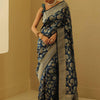 Classic Blue Soft Silk Saree With Aplomb Blouse Piece
