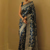 Classic Blue Soft Silk Saree With Aplomb Blouse Piece