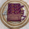 Lustrous Purple Soft Banarasi Silk Saree With Splendorous Blouse Piece