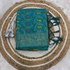 Demanding Sea Green Soft Banarasi Silk Saree With Radiant Blouse Piece
